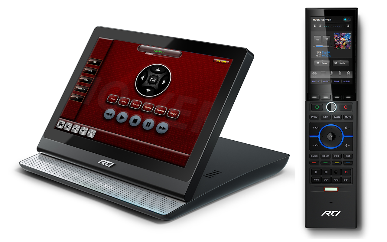 RTI INTEGRATIONFor smaller venues or residences we offer RTI Integration.Touch panes, table-top and wall mount, both in varying sizes, as well as various hand-held remotes offer full range of control for all audio, video, and various utility systems.