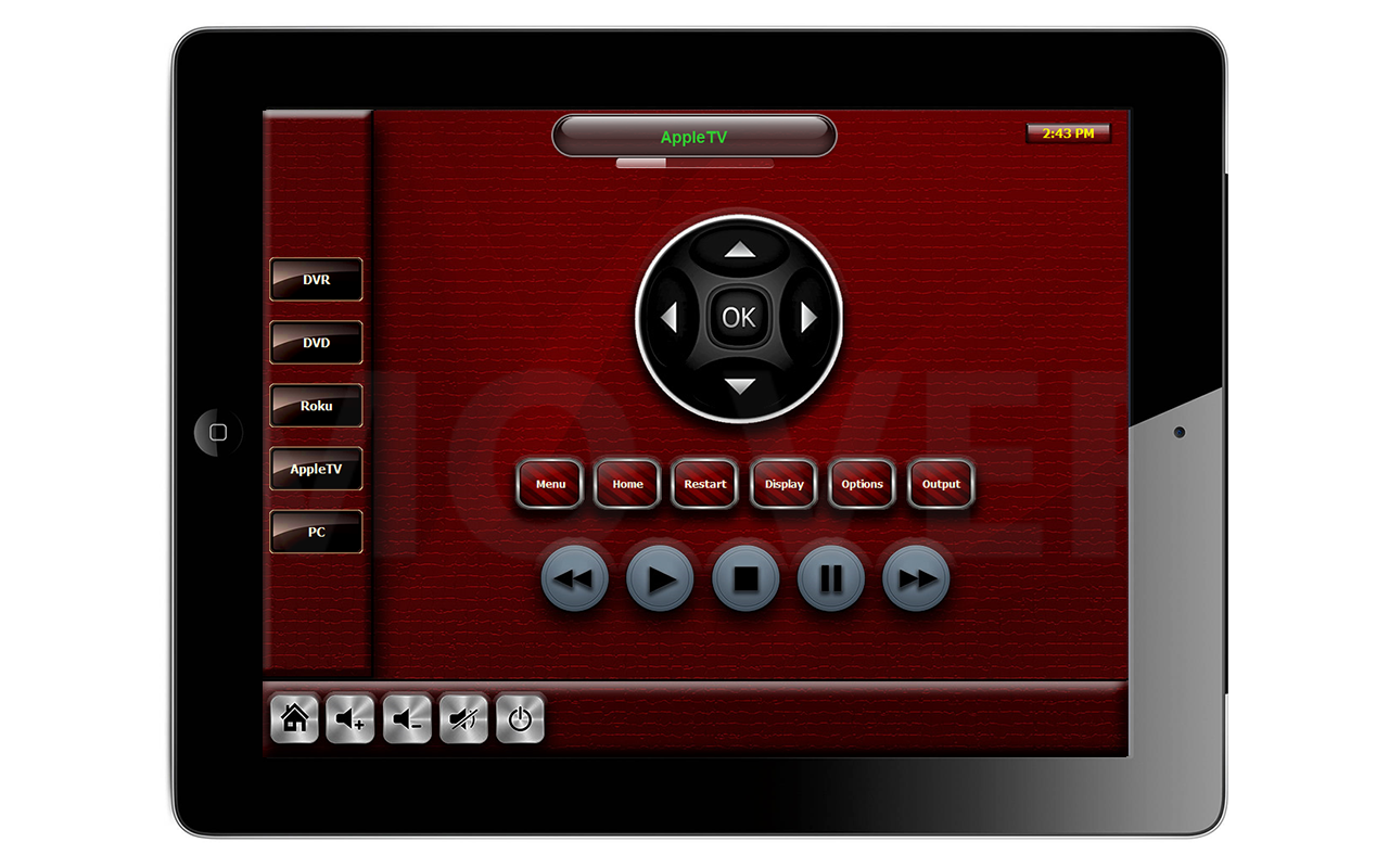 RTI INTEGRATIONAbove is artwork related to control of an AppleTV.